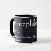 UMBRAPHILEの辞書的定義 マグカップ (正面左)