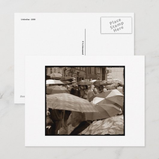 Umbrella ポストカード (正面/裏面)