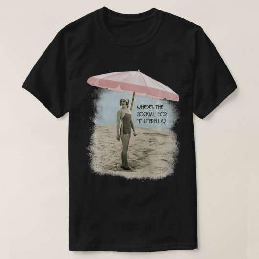 Umbrella Cocktail Premium Tシャツ (デザイン正面)