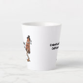 Umbrella Ghost Yokai- Umbrell-ievably Caffeinated カフェラテマグ (正面)