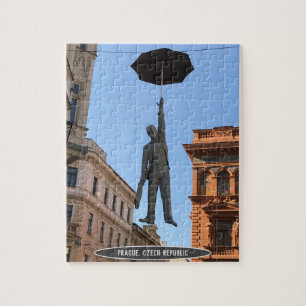 Umbrella Man Statue, Prague, Czech Republic ジグソーパズル