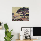 Umbrella Pines at Caroubiers, 1898 ポスター (ホームオフィス)