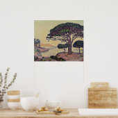 Umbrella Pines at Caroubiers, 1898 ポスター (キッチン)