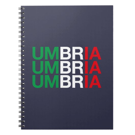 UMBRIAフライタリアング ノートブック (正面)