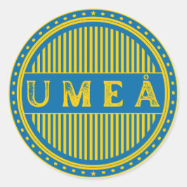 Umeå City Pride Emblem – Swedish Identity ラウンドシール
