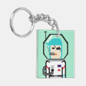 Umeko Space Colony NFT #21 Taki keychain キーホルダー (正面左)