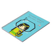 Umeko Space Colony NFT #35 Haname notebook ノートブック (左側)