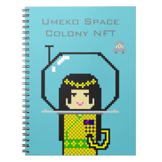 Umeko Space Colony NFT #35 Haname notebook ノートブック