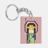 Umeko Space Colony NFT #72 Towa keychain キーホルダー (正面左)