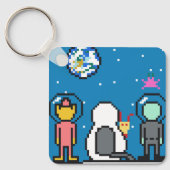 Umeko Space Colony NFT keychain キーホルダー (正面)