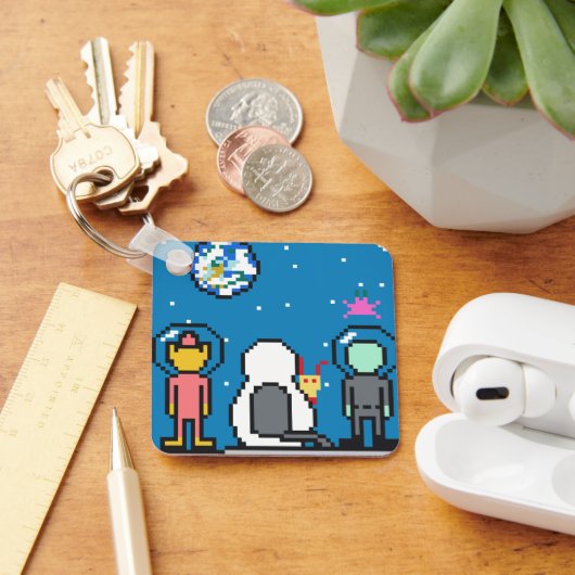 Umeko Space Colony NFT keychain キーホルダー (デスク)