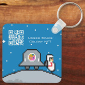 Umeko Space Colony NFT keychain キーホルダー (裏面)