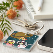 Umeko Space Colony NFT With friends from Mars キーホルダー (正面右)