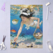 "Umi Blossom" – An Ocean Portrait             薄葉紙 (クラフト)