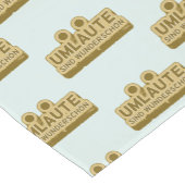 UMLAUTドイツ語先生または学生 ショートテーブルランナー (コーナー)