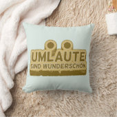 UMLAUT学のドイツ語 クッション (ブランケット)