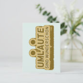 UMLAUT学のドイツ語 ポストカード (スタンド正面)