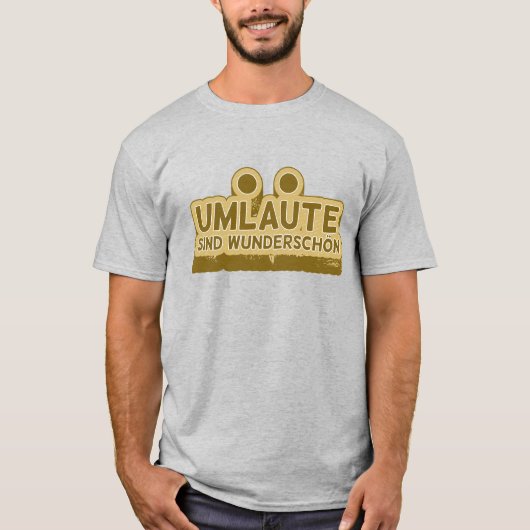 UMLAUT学のドイツ語 Tシャツ (正面)