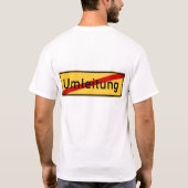 Umleitung Tシャツ (裏面)