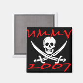 UMMV 2007海賊ショーマグネット マグネット (正面/裏面)