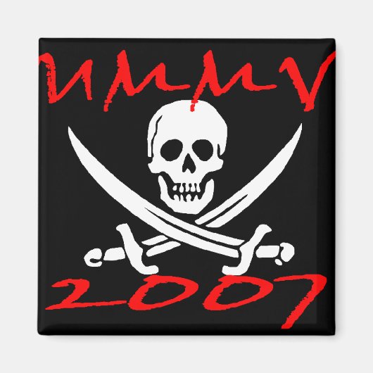 UMMV 2007海賊ショーマグネット マグネット (正面)