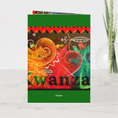 Umoja! -単一性… Kwanzaa シーズンカード (裏面)