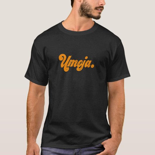 Umoja Is Unity Nguzo Saba Happy Kwanzaa African Pr Tシャツ (正面)