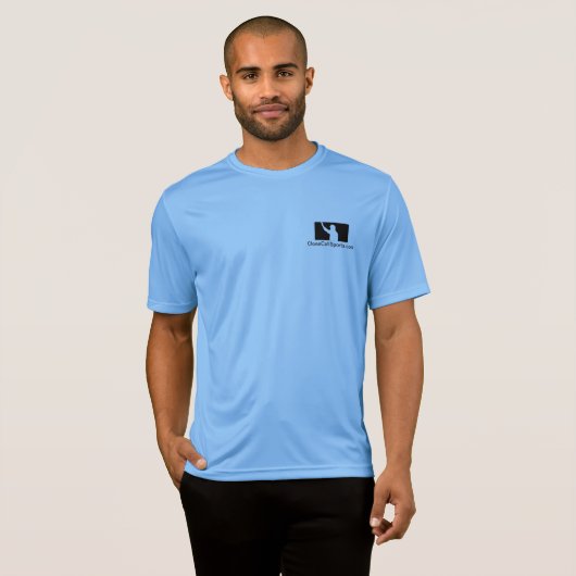 Umpire Blue CCSロゴスポーツのTシャツ Tシャツ (正面フル)