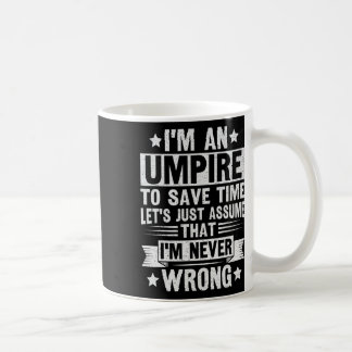 Umpire Funny Sketll Design For An Umpire  コーヒーマグカップ