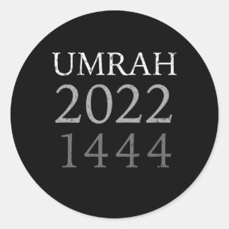 Umrah 2022および1444Hファミリ ラウンドシール