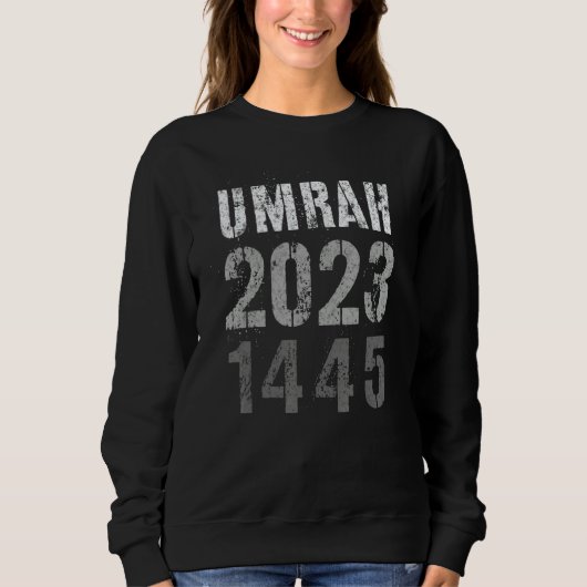 UMRAH 2023 Group Uniform Team Clothing 1445H Famil スウェットシャツ (正面)