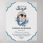 Umrah Mubarak  Custom 1 Photo Islamic  ポスター (正面)