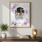 Umrah Mubarak Personalized Photo Islamic Wall Art  ポスター