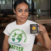 Umweltschutz - Unser Handeln zählt Tシャツ