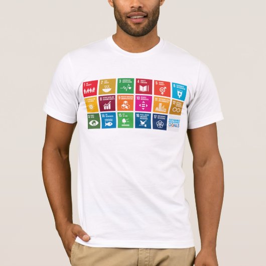 UN 17 Sustainable Development Goals T-Shirt Tシャツ (正面)