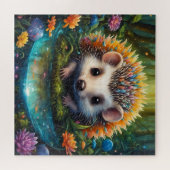 Un adorable hérisson ジグソーパズル (横)