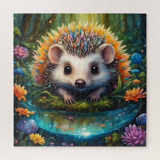 Un adorable hérisson ジグソーパズル (縦)