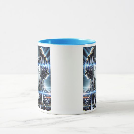 Un androïde étincelant venu d’un futur lointain. マグカップ (中央)