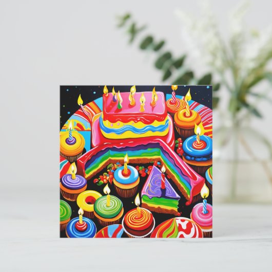 Un anniversaire tout en couleur 招待状 (スタンド正面)