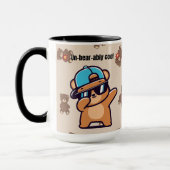Un-Bear-ably Cool | Cute Bear Coffee Mug マグカップ (左)