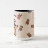 Un-Bear-ably Cool | Cute Bear Coffee Mug マグカップ (中央)