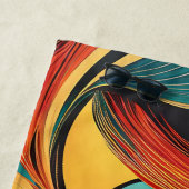 Un beau portrait abstrait ビーチタオル (インサイチュ)