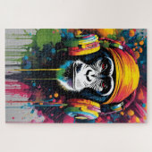 Un beau portrait en musique ジグソーパズル (横)