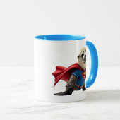 Un bébé phoque super-héros. マグカップ (正面右)