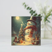 Un bonhomme de neige sous la lune カード (スタンド正面)
