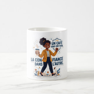 ✨ Un Café dans une Main, la Confiance dans l'Autre モーフィングマグカップ