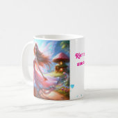 Un café, un sourire, une belle journée, tasse コーヒーマグカップ (正面左)