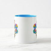 Un chat livreur de fleurs マグカップ (中央)