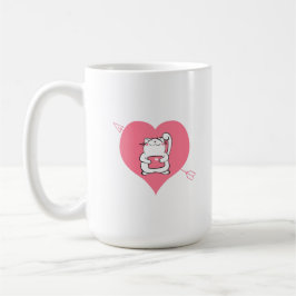 Un chat qui montre son amour コーヒーマグカップ