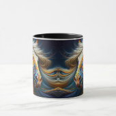 Un cheval crinière au vent. マグカップ (中央)